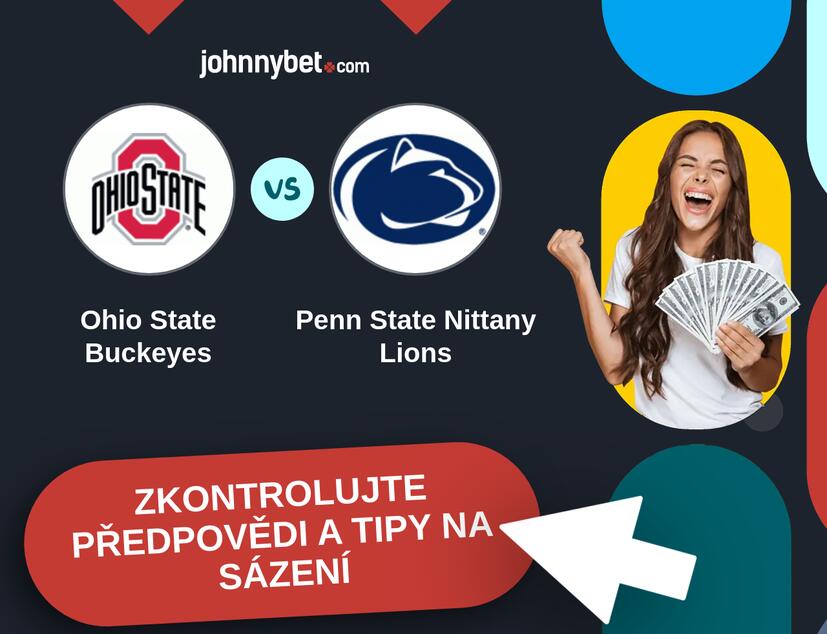 Ohio State Buckeyes - Penn State Nittany Lions Predikce a tipy na sázení.