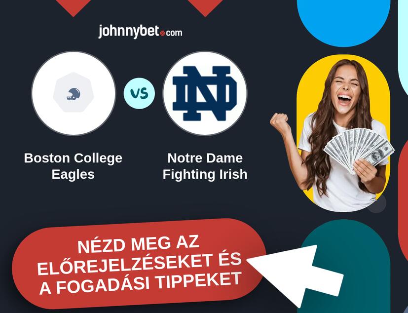 Boston College Eagles - Notre Dame Fighting Irish előrejelzések és fogadási tippek