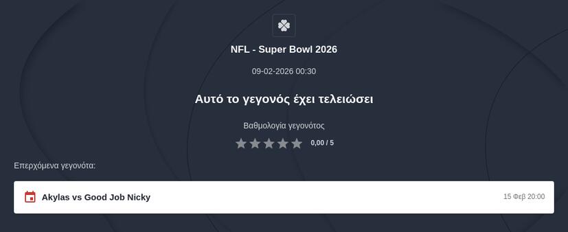 Super Bowl 2026 Προγνωστικά