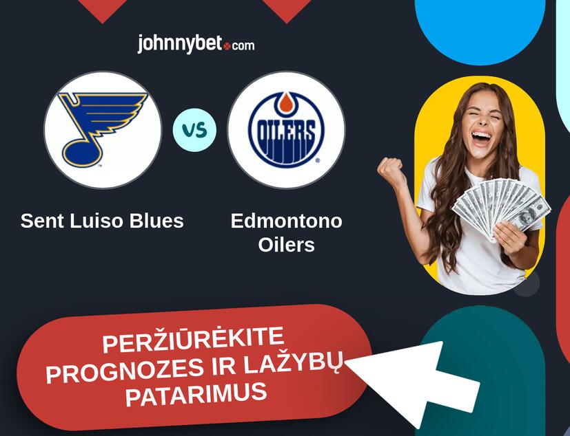Sent Luiso Blues - Edmontono Oilers Prognozės ir Statymų Patarimai
