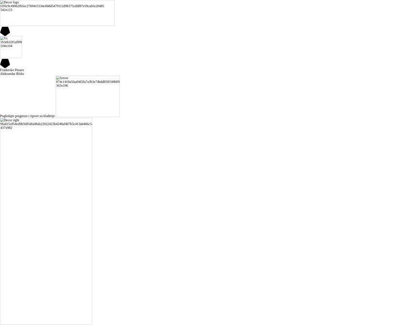 Frankesko Pasaro - Aleksandar Bloks Tipovi i prognoze