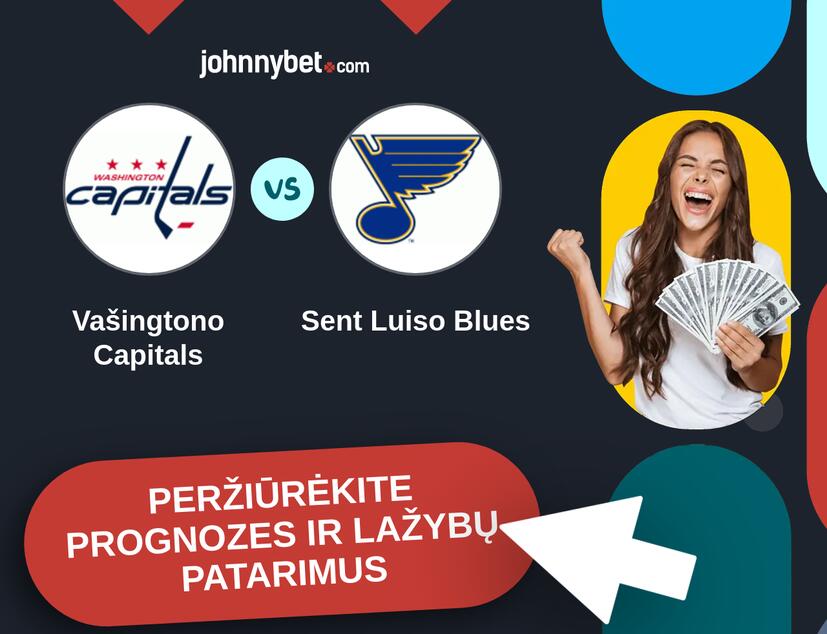 Vašingtono Capitals - Sent Luiso Blues Prognozės ir Statymų Patarimai