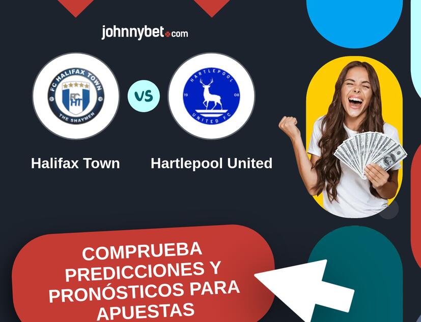 Halifax Town - Hartlepool United Pronósticos y Consejos de Apuestas