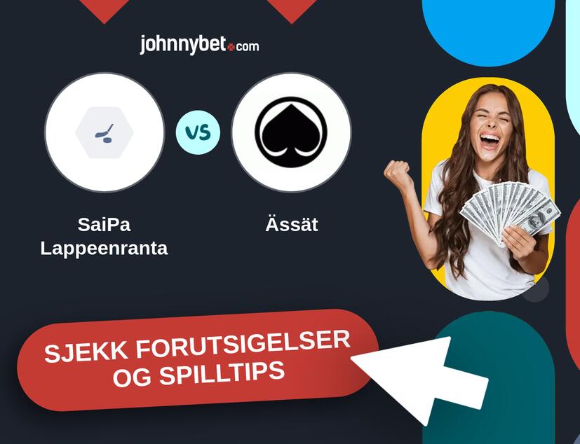 SaiPa Lappeenranta - Ässät Prediksjoner og Spilltips