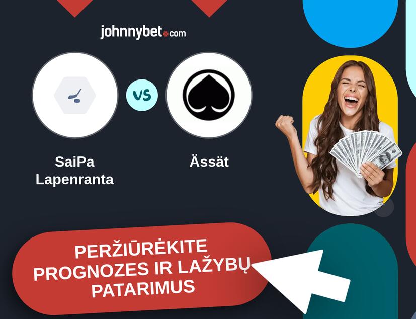 SaiPa Lapenranta - Ässät Prognozės ir Statymų Patarimai