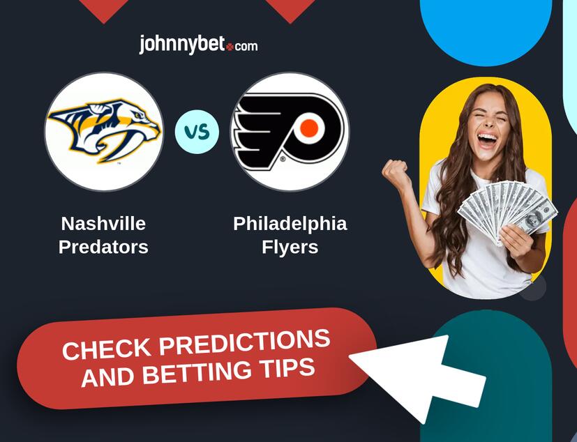 Nashville Predators - Philadelphia Flyers Predictions and Betting Tips