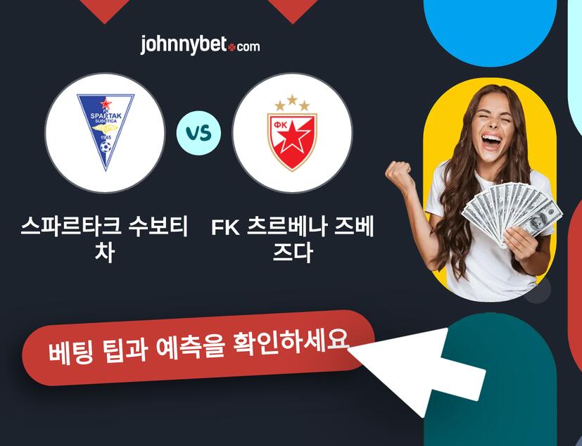 스파르타크 수보티차 - FK 츠르베나 즈베즈다 예측 및 베팅 팁