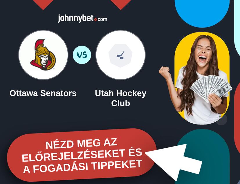 Ottawa Senators - Utah Hockey Club előrejelzések és fogadási tippek