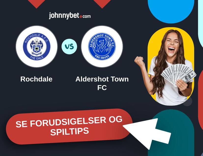 Rochdale - Aldershot Town FC Forudsigelser og Spiltips