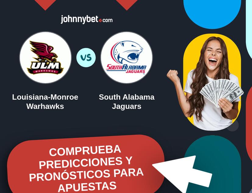 Louisiana-Monroe Warhawks - South Alabama Jaguars Pronósticos y Consejos de Apuestas