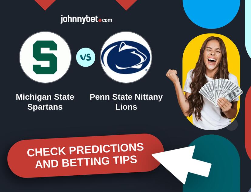 Michigan State Spartans - Penn State Nittany Lions Predictions and Betting Tips