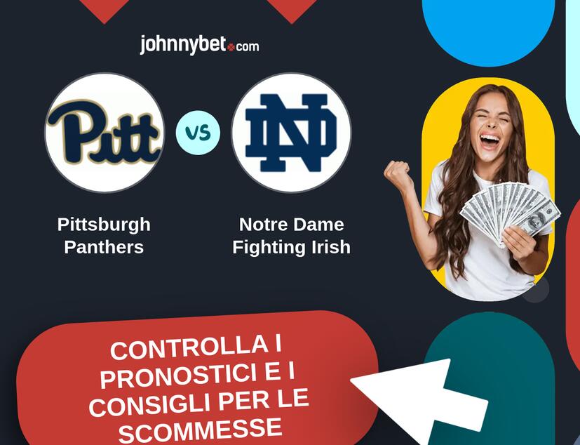 Pittsburgh Panthers - Notre Dame Fighting Irish Pronostici e Consigli Scommesse