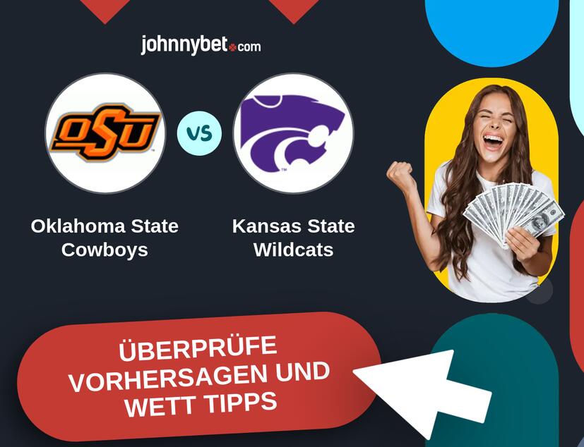 Oklahoma State Cowboys - Kansas State Wildcats Vorhersagen und Wett Tipps