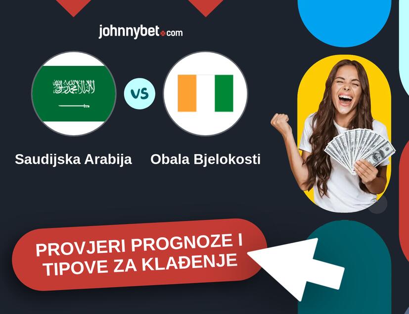 Saudijska Arabija - Obala Bjelokosti Tipovi i prognoze