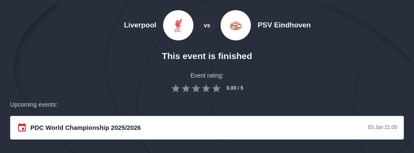 Liverpool vs PSV Prediction