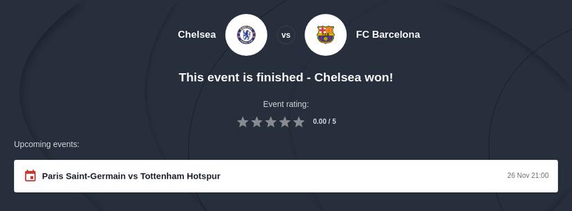 Chelsea vs Barcelona Prediction