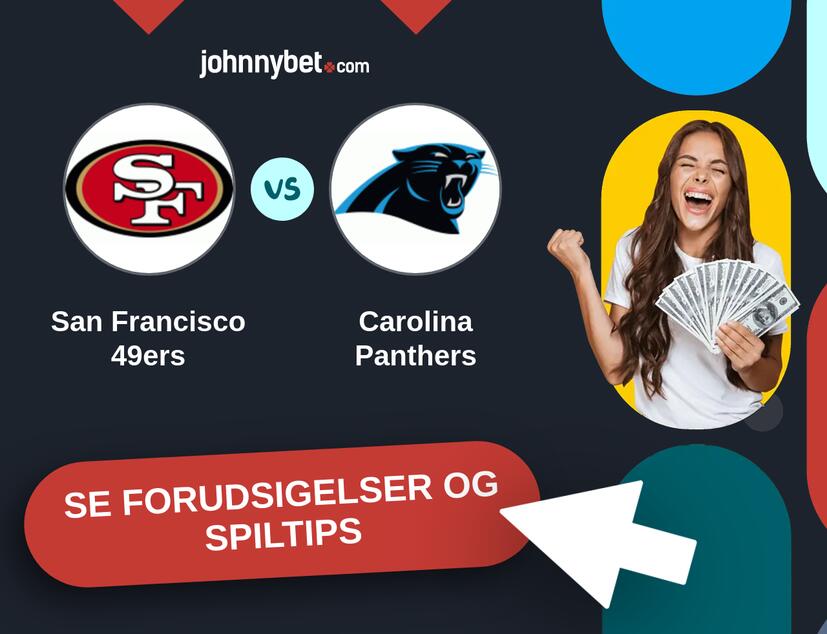 San Francisco 49ers - Carolina Panthers Forudsigelser og Spiltips