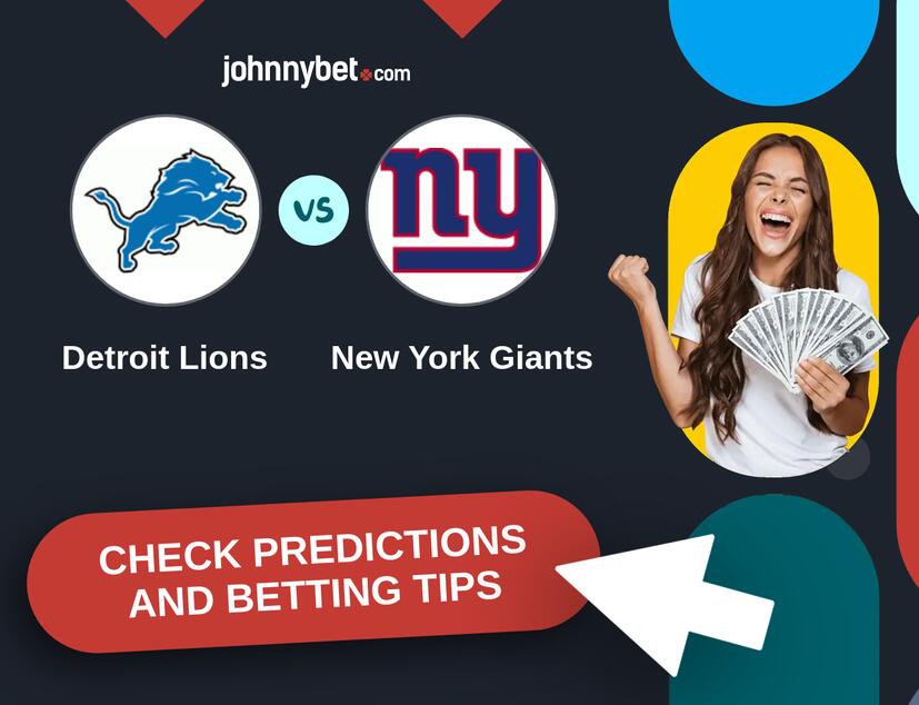 Detroit Lions - New York Giants Predictions and Betting Tips