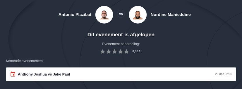 Wedden op Glory Collision 8