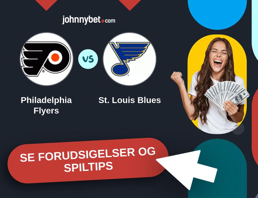 Philadelphia Flyers - St. Louis Blues Forudsigelser og Spiltips