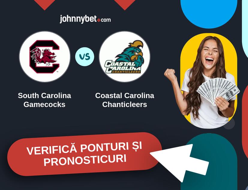 South Carolina Gamecocks - Coastal Carolina Chanticleers Predicțiile și Sfaturile de pariu 