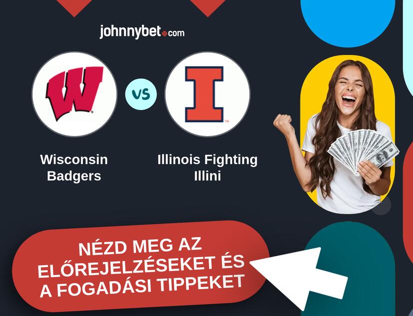 Wisconsin Badgers - Illinois Fighting Illini előrejelzések és fogadási tippek