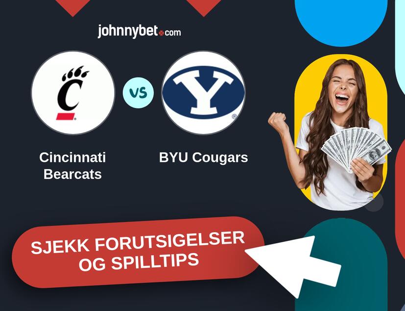 Cincinnati Bearcats - BYU Cougars Prediksjoner og Spilltips