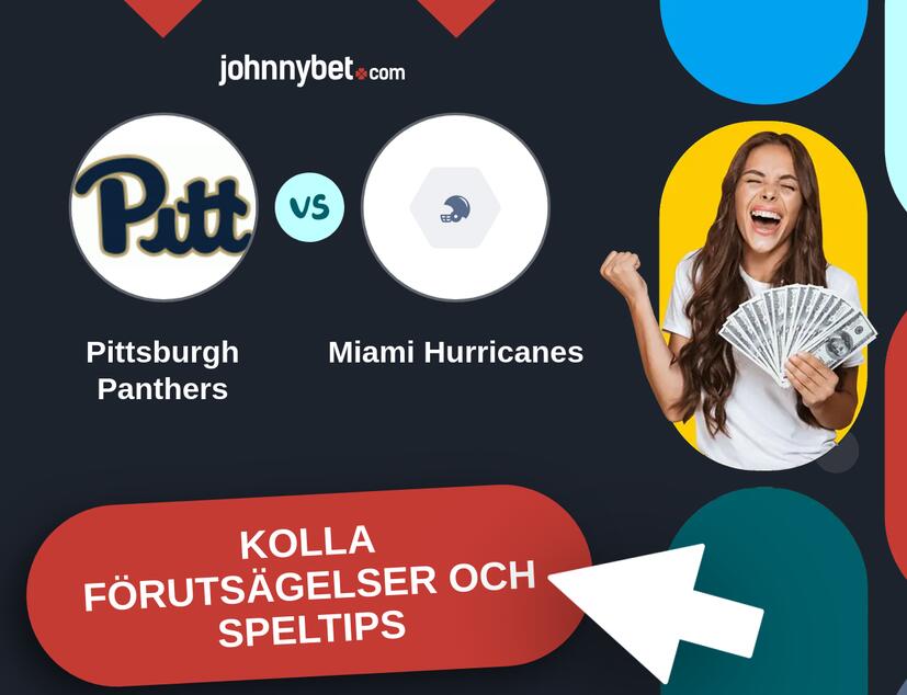 Pittsburgh Panthers - Miami Hurricanes Förutsägelser och Speltips