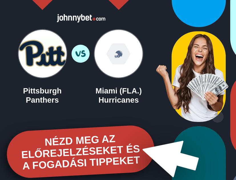 Pittsburgh Panthers - Miami (FLA.) Hurricanes előrejelzések és fogadási tippek