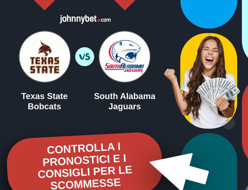Texas State Bobcats - South Alabama Jaguars Pronostici e Consigli Scommesse