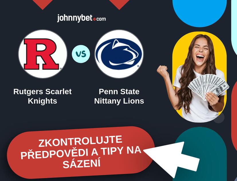 Rutgers Scarlet Knights - Penn State Nittany Lions Predikce a tipy na sázení.