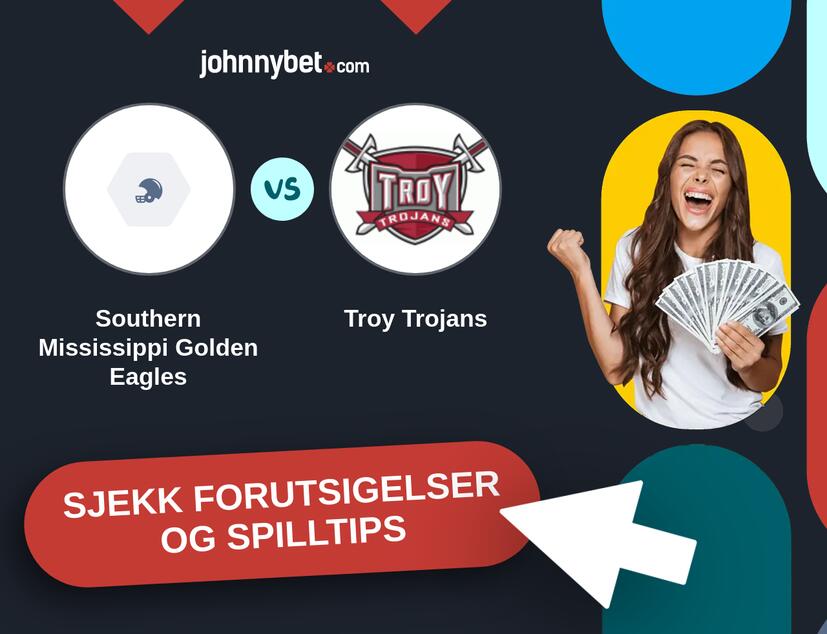 Southern Mississippi Golden Eagles - Troy Trojans Prediksjoner og Spilltips