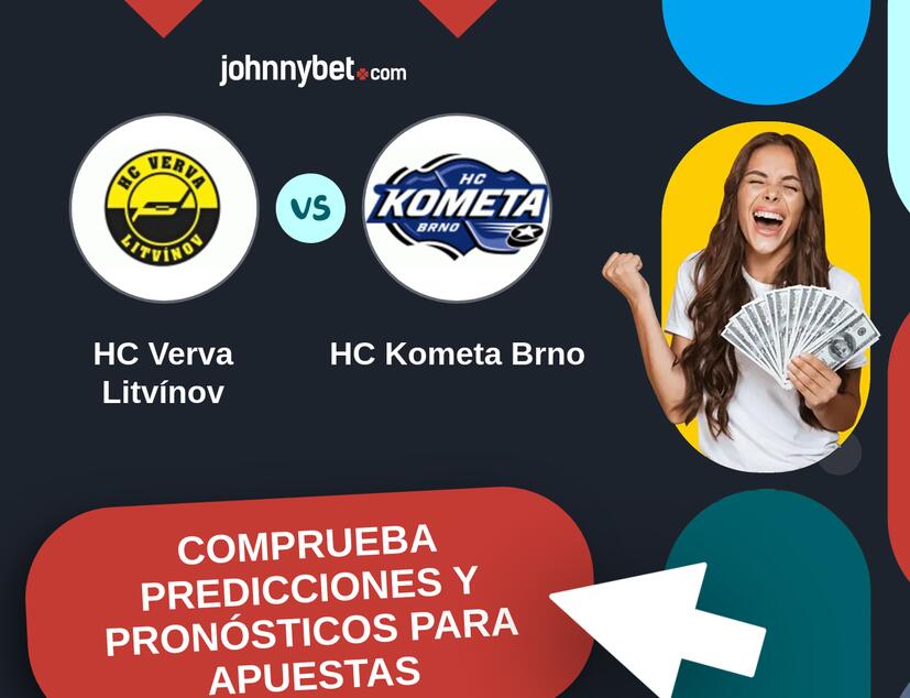 HC Verva Litvínov - HC Kometa Brno Pronósticos y Consejos de Apuestas