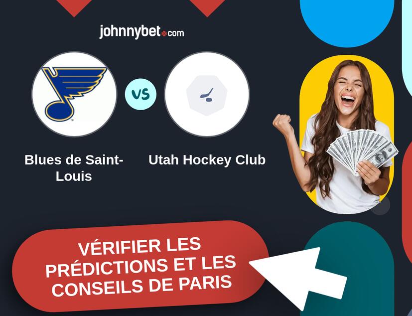 Blues de Saint-Louis - Utah Hockey Club Prédictions et Conseils de Paris