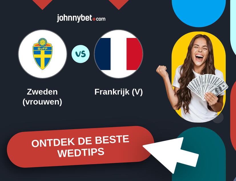Zweden (vrouwen) - Frankrijk (V) Analyses en Wedtips