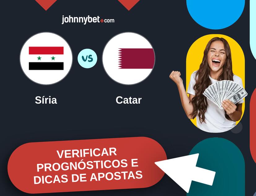 Síria - Catar Prognósticos e Dicas de Apostas