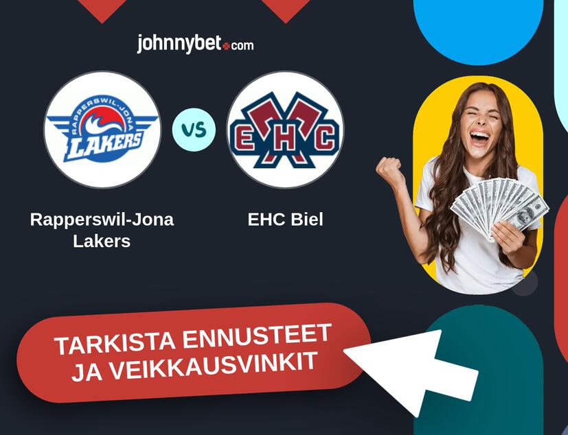 Rapperswil-Jona Lakers - EHC Biel Ennusteet ja Vetovihjeet