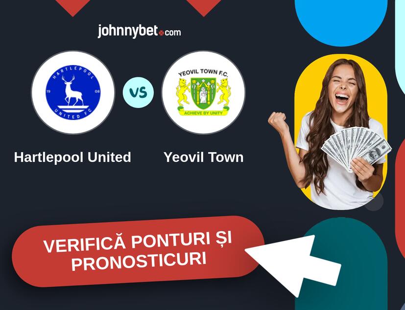 Hartlepool United - Yeovil Town Predicțiile și Sfaturile de pariu 