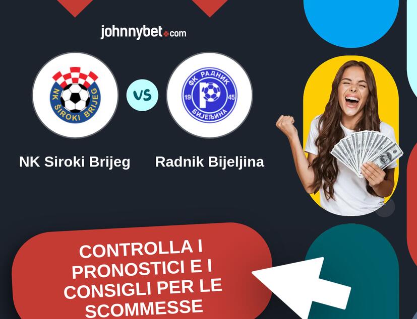NK Siroki Brijeg - Radnik Bijeljina Pronostici e Consigli Scommesse