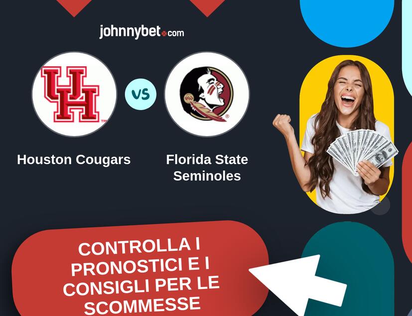 Houston Cougars - Florida State Seminoles Pronostici e Consigli Scommesse