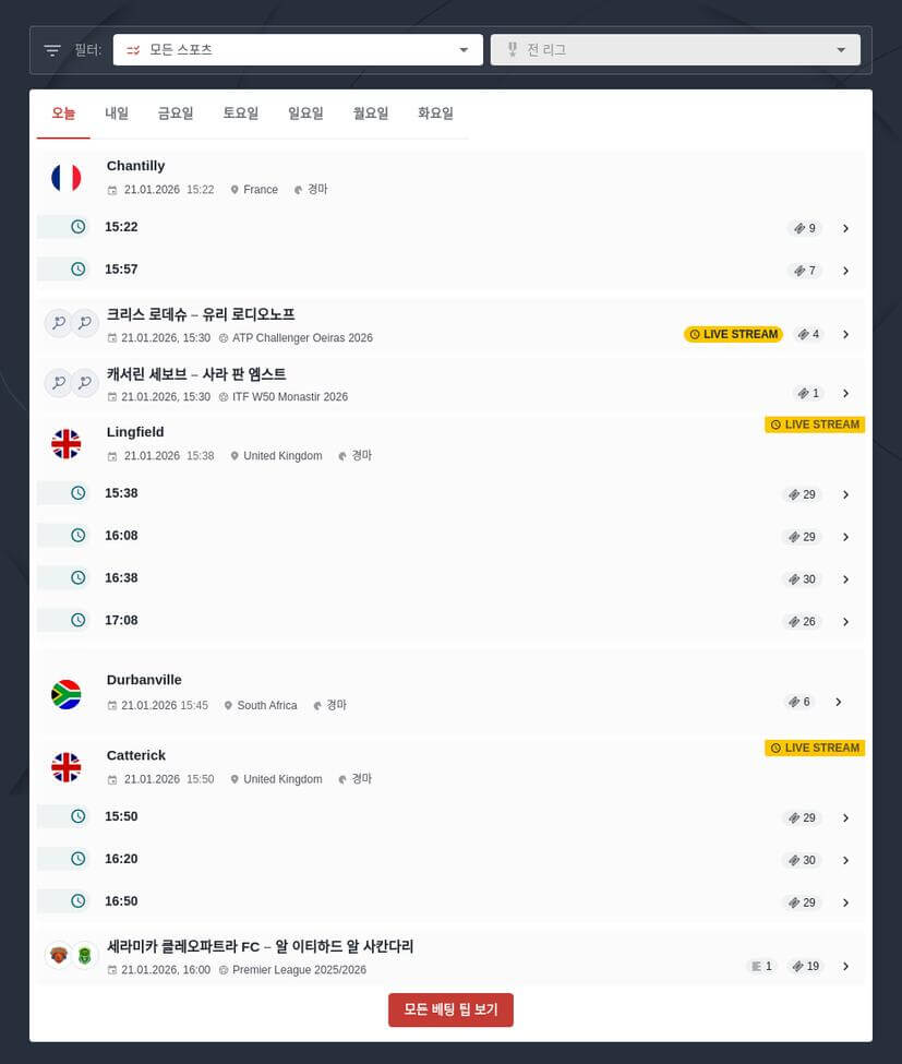 무승부 시 환불 방법 설명