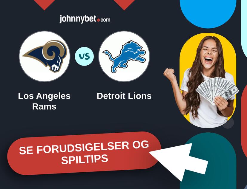 Los Angeles Rams - Detroit Lions Forudsigelser og Spiltips