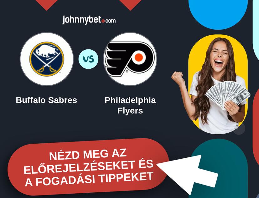 Buffalo Sabres - Philadelphia Flyers előrejelzések és fogadási tippek