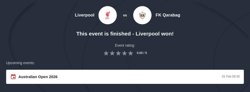 Liverpool vs Qarabag Prediction