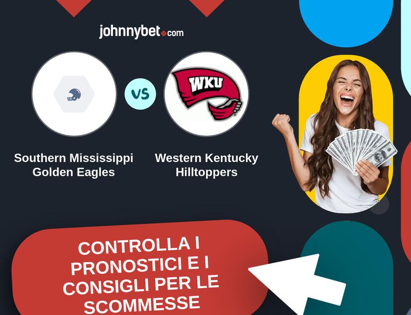 Southern Mississippi Golden Eagles - Western Kentucky Hilltoppers Pronostici e Consigli Scommesse