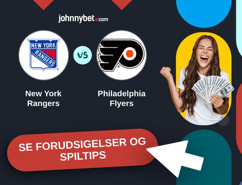 New York Rangers - Philadelphia Flyers Forudsigelser og Spiltips