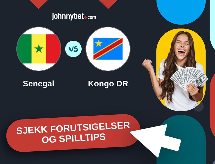 Senegal - Kongo DR Prediksjoner og Spilltips
