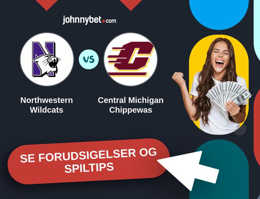 Northwestern Wildcats - Central Michigan Chippewas Forudsigelser og Spiltips