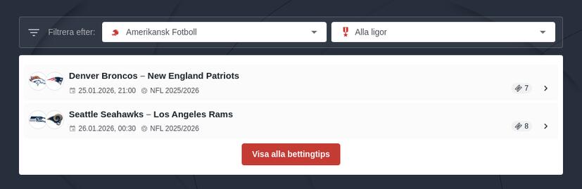 Amerikansk fotboll spelförslag