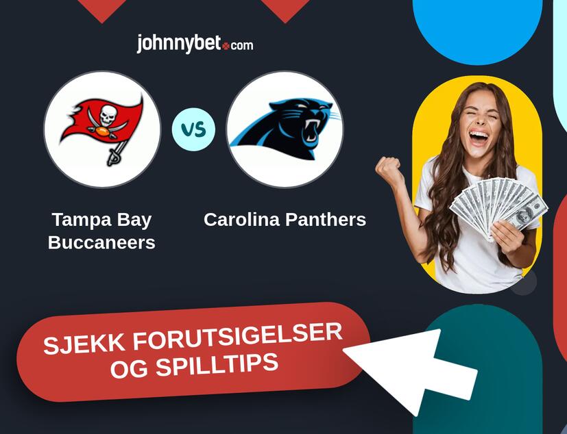 Tampa Bay Buccaneers - Carolina Panthers Prediksjoner og Spilltips